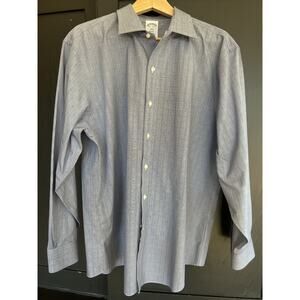 Brooks Brothers 1818 Regent Plaid Dress Shirt Mens 17 1/2 4/5 Non Iron Button Up